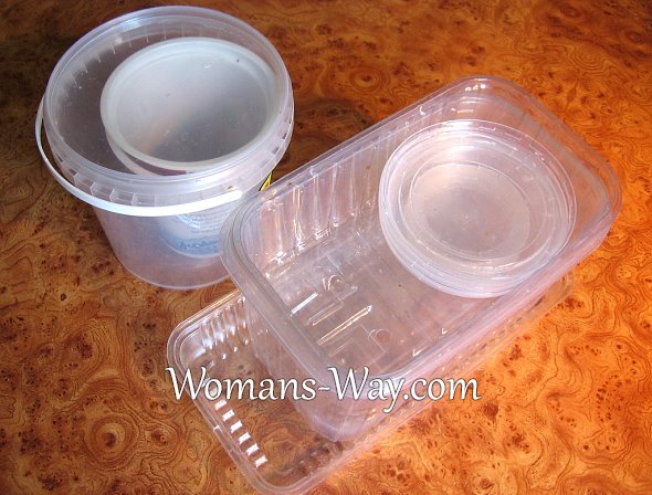 Пластиковая упаковка может использоваться многократно для хранения продуктов на кухне и в холодильнике