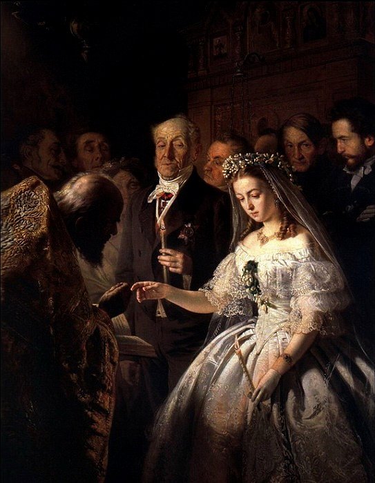 Василий Пукирев - Неравный брак 1862год