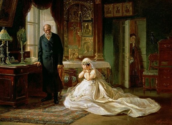 Фирс Журавлев - Перед венцом 1874год