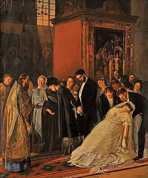 В. Пукирев - Прерванное венчание 1877год