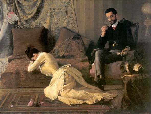 Белмиру де Алмейда «Размолвка» 1887год