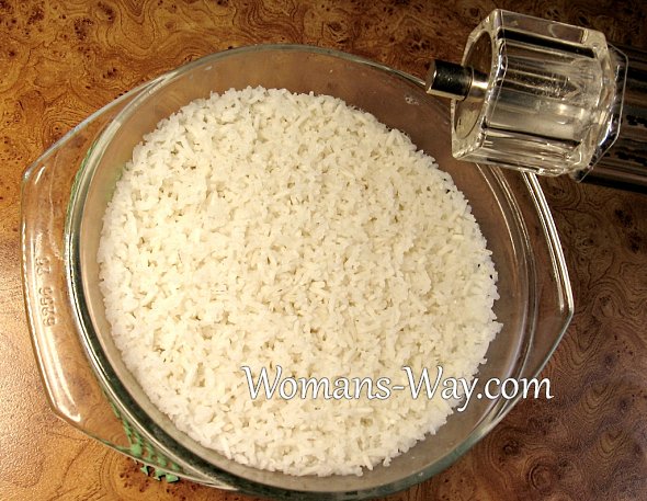 Солим отварной рис