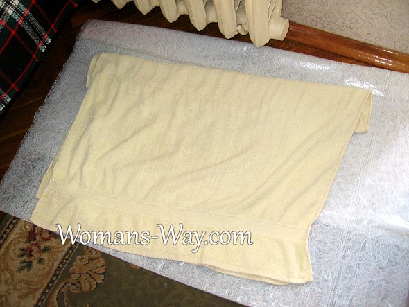 Полотенце для сушки трикотажа