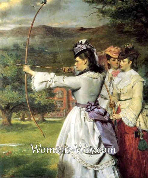 Стрельба из лука - картина 1872 года