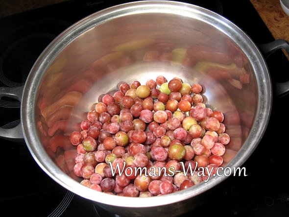 Как варить компот из замороженного винограда