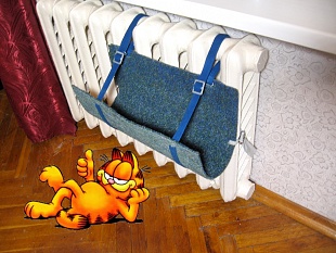 Подвесной лежак (гамак) на радиаторе для кота